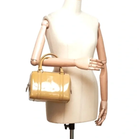 Christian Dior Patent Leather Trotter Boston Bag - Picture 2 of 10